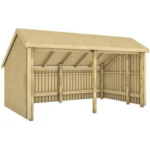 Plus Multi Gartenhaus 4,16 x 2,38 m Beige