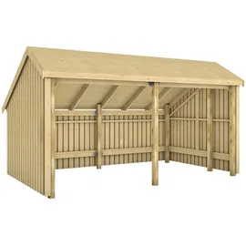Plus Multi Gartenhaus 4,16 x 2,38 m Beige