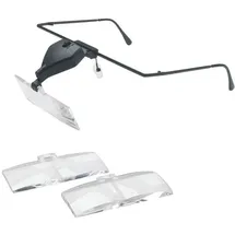 Peter Bausch GmbH & Co. KG PEBARO LB820 - LED Lupenbrille, Lupenbrille mit 3 Linsen