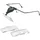 Peter Bausch GmbH & Co. KG PEBARO LB820 - LED Lupenbrille, Lupenbrille mit 3 Linsen