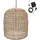 Lumisky Giacomo 5-flg. 45 cm rund Rattan Beige