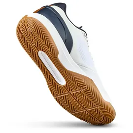 Wilson Rush Pro 5 Sandplatzschuhe - White / Navy Blazer / Gum1A - EU 42 2/3