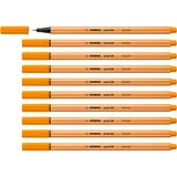Stabilo - Fineliner - point 88-10er Pack - orange