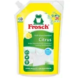 Frosch Citrus Voll-Waschmittel 116664 , 1,8 Liter - Beutel, wiederverschließbar, für ca. 24 Waschladungen