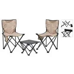 CAMPINGSET 3DLG TAFEL STOELEN