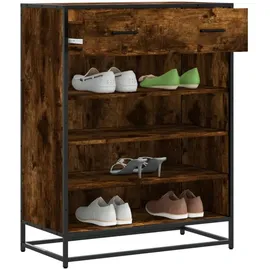 vidaXL Schuhschrank Räuchereiche 75 x 97,5 x 38 cm braun