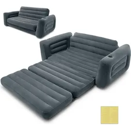 Intex Schlafcouch Futon 2-Sitzer Grau