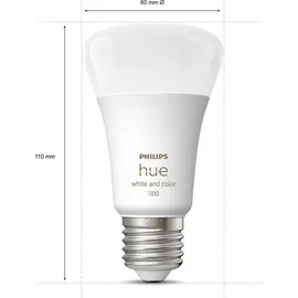 Philips Hue White and Color Ambiance 1100 E27 9W Starter-Kit (929002468811)
