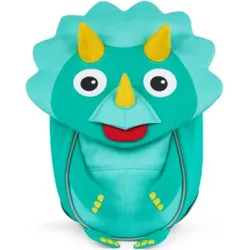 AFFENZAHN 01009-20023-10 Kleiner Kindergartenrucksack Kleiner Freund Dinosaurier Türkis