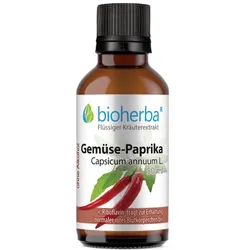 Gemüse-Paprika Capsicum annuum L. Tropfen Tinktur 50 ml