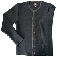 Hammerschmid Trachtenstrickjacke Strickjacke "Simon" grau 50