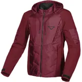 Macna Cocoon wasserdichte Damen Motorrad Textiljacke, rot, Größe L