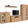 Home Affaire Wohnwand HOME AFFAIRE "Logo", beige (kernbuche teilmassiv), Holzwerkstoff Kernbuchefarben (Korpus)/ Massivholz Kernbuche (Front), Kastenmöbel-Sets, Wohnwand, teilmassives Holz, Topseller