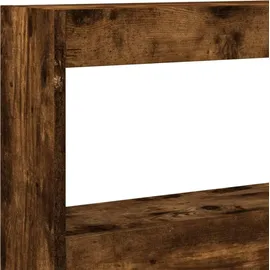 vidaXL Led-kopfteil mit Ablage Räuchereiche 180x17x102 cm vidaXL