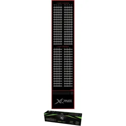 XQ Max Dartmatte black/red 60x285 cm