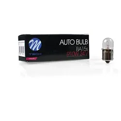 Glühlampe M-TECH R10W G18 BA15s 10W CLEAR 24V