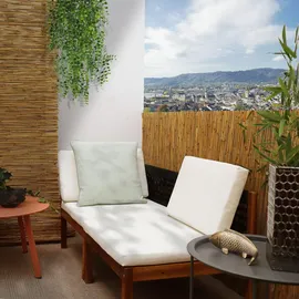 urfence Sichtschutzmatte 110 x 600 cm Braun Schilfrohr