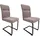 Hti-Living Esszimmerstuhl Liron Polyester blau 2er-Set