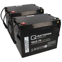Akkuman Akku kompatibel E-Mobile und Scooter Proflex 2x 12V 75Ah