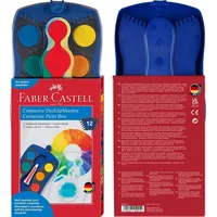 Faber-Castell Connector Farbkasten 12 Farben blau