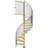 DOLLE Spindeltreppe Winnipeg 287-315 cm Holz