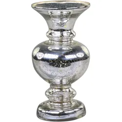 Chic Antique Alte Vase Bauernsilber, Ø12 x H24 cm, bauernsilber