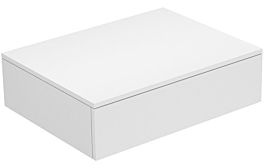 Keuco Edition 400 Sideboard 31740210000 70 x 19,9 x 53,5 cm, 1 Auszug, Weiß hochglanz/Weiß hochglanz