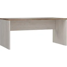 Forte Schreibtisch »Duro«, Computertisch, in 140 oder 160 cm Breite, im Landhausstil weiß / eiche antik,