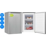 GGV Exquisit exquisit Gefrierschrank freistehend Silber 87 L EEK: C Eisschrank 55cm breit