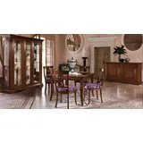 JVmoebel Esstisch Klassischer Esstisch aus Holz im Barock-Rokoko-Stil, Braun, Made in Europa braun