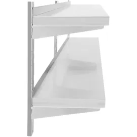 Royal Catering Wandbord - 2 Ablagen - 180 cm