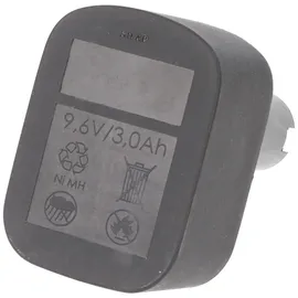 AccuCell Akku passend für KLAUKE RAM3 9,6V, 3.0AH NI-MH-AKKU
