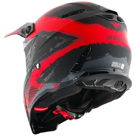 Germot GM 540 Crosshelm matt-schwarz-rot - M