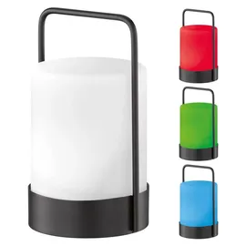 easy! by fhl Akku-Tischleuchte Casoli Kunststoff 12 x 12 x 20 cm 1x LED 0,2 W weiß