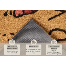 HANSE HOME Bee Happy 45 x 75 cm Braun