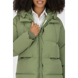 Alife & Kickin alife and kickin LykkeAK A Puffer Parka Damen Steppjacke, Winterjacke gefütterte Jacke & Grau - L