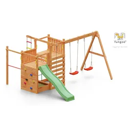 fungoo Spielturm Climbing Star 3 Teak