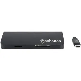 Manhattan USB-C Dock/Hub with Card Reader, Ports), (x5):