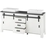 furn.design Doppelwaschtisch 164 x 81 x 43 cm