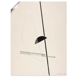 Artland Wandbild »Konstruktionen«, Muster, (1 St.), als Leinwandbild, Poster in verschied. Größen Artland Farbe Bild(er): braun