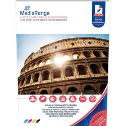 MediaRange Tintenstrahl-Fotopapier A4 matt, 200g, 50 Blatt, beidseitig beschicht