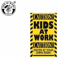Corvus A750413 - Kids-at-Work, Schild 'Caution! Kids at Work',