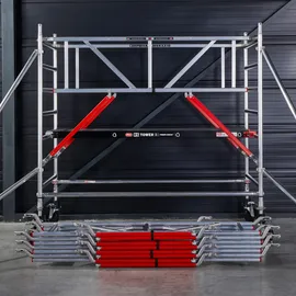 Altrex RS Tower 52-S Aluminium mit Safe-Quick und Fiber-Deck Plattform 9,20m AH 1,35x3,05m
