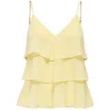 Only Onllinn Life Flounce Singlet Gelb XL