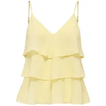 Only Onllinn Life Flounce Singlet Gelb XL
