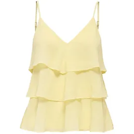 Only Onllinn Life Flounce Singlet Gelb XL