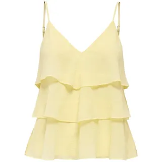 Only Onllinn Life Flounce Singlet Gelb XL