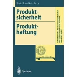 Produktsicherheit Produkthaftung