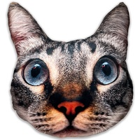 Splat Planet Katze Plüsch 3D Kissen Riesiges Realistisches Plüschtier Lustige Kinder Dekorative Einzigartige Bodenkissen Tierthema Sitzkissen Für Schlafzimmer Stühle & Sofa