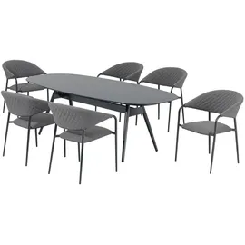 Primaster Stapelsessel Calvo 58 x 66 x 83 cm grau